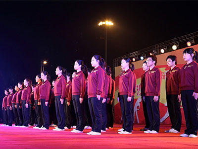 2012年天舟文化代表隊(duì)參加縣工會組織的廣播體操比賽